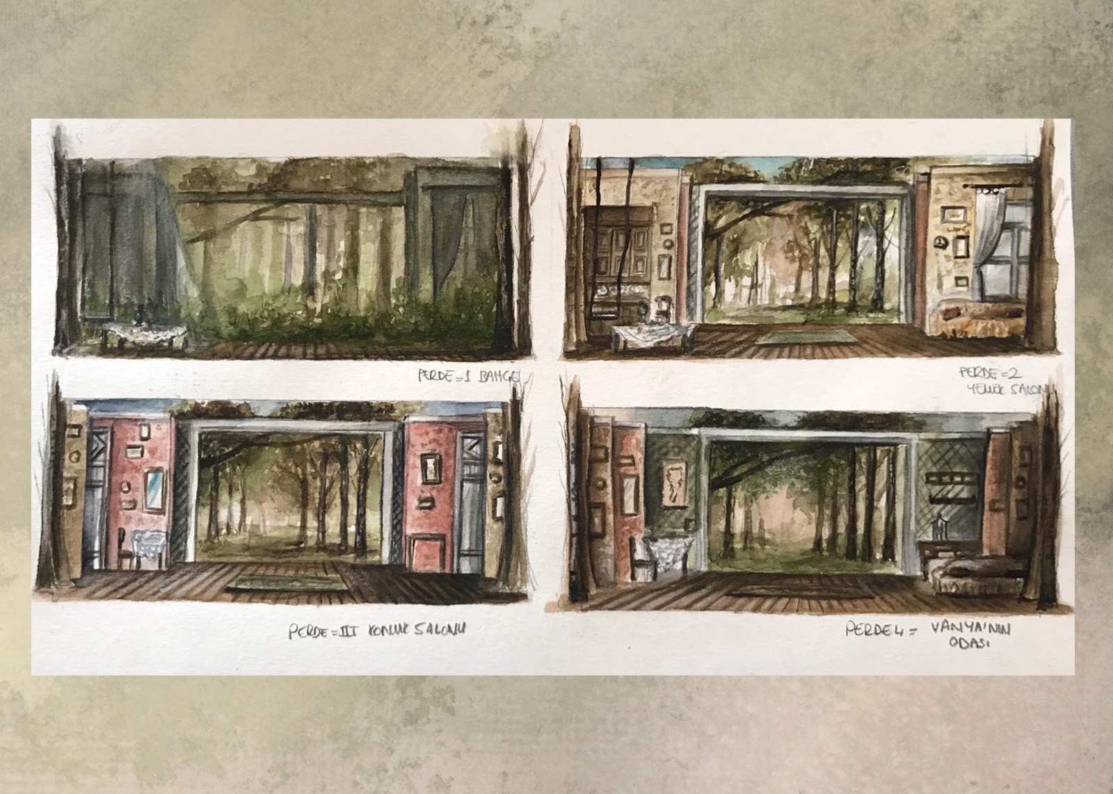 Anton Cehov-Vanya Dayı Dekor Tasarımı