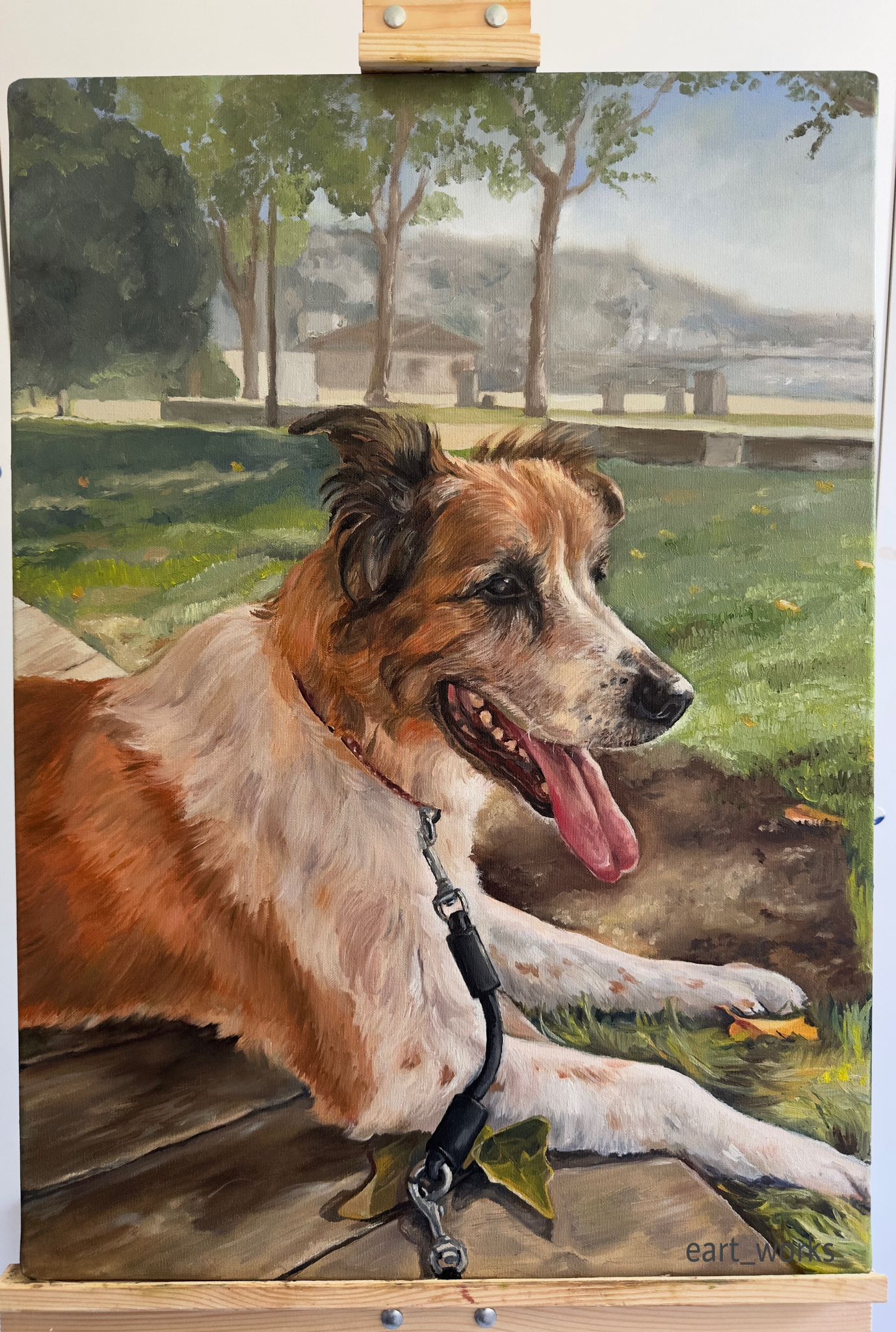 Fotoğraftan Referans Köpek-50x70